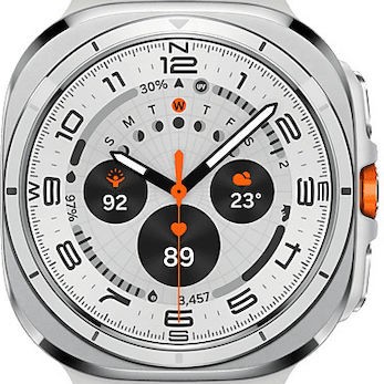 Samsung Galaxy Watch Ultra Titanium 47mm Αδιάβροχο με eSIM και Παλμογράφο (Titanium White)