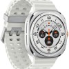 Samsung Galaxy Watch Ultra Titanium 47mm Αδιάβροχο με eSIM και Παλμογράφο (Titanium White)