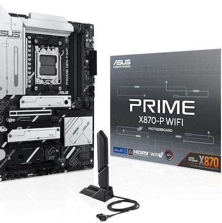 Asus PRIME X870-P WIFI Motherboard ATX με AMD AM5 Socket 90MB1IS0-M0EAY0