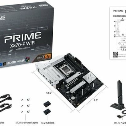 Asus PRIME X870-P WIFI Motherboard ATX με AMD AM5 Socket 90MB1IS0-M0EAY0