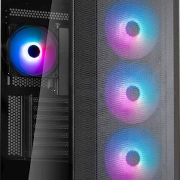 Silverstone Fara 514X Midi Tower Κουτί Υπολογιστή με Πλαϊνό Παράθυρο Μαύρο