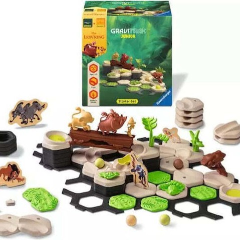 Ravensburger Junior Starter-set Lion King Εκπαιδευτικό Παιχνίδι Μηχανικής Gravitrax για 3-7 Ετών