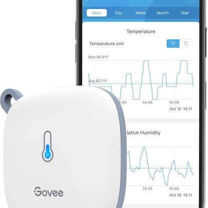 Govee Θερμόμετρo & Υγρασιόμετρo Επιτοίχιο / Επιτραπέζιο
