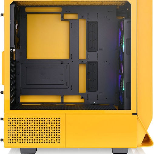 Thermaltake Ceres 350 MX Midi Tower Κουτί Υπολογιστή με Πλαϊνό Παράθυρο και RGB Φωτισμό Bumblebee