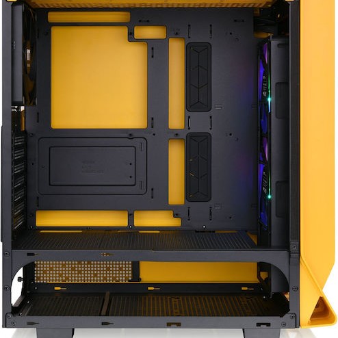 Thermaltake Ceres 350 MX Midi Tower Κουτί Υπολογιστή με Πλαϊνό Παράθυρο και RGB Φωτισμό Bumblebee
