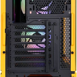 Thermaltake Ceres 350 MX Midi Tower Κουτί Υπολογιστή με Πλαϊνό Παράθυρο και RGB Φωτισμό Bumblebee