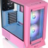 Thermaltake Ceres 350 MX Gaming Midi Tower Κουτί Υπολογιστή με Πλαϊνό Παράθυρο και RGB Φωτισμό Bubble Pink