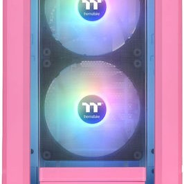 Thermaltake Ceres 350 MX Gaming Midi Tower Κουτί Υπολογιστή με Πλαϊνό Παράθυρο και RGB Φωτισμό Bubble Pink