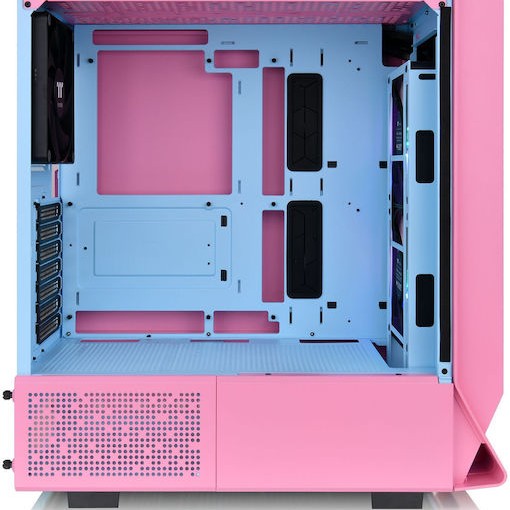 Thermaltake Ceres 350 MX Gaming Midi Tower Κουτί Υπολογιστή με Πλαϊνό Παράθυρο και RGB Φωτισμό Bubble Pink