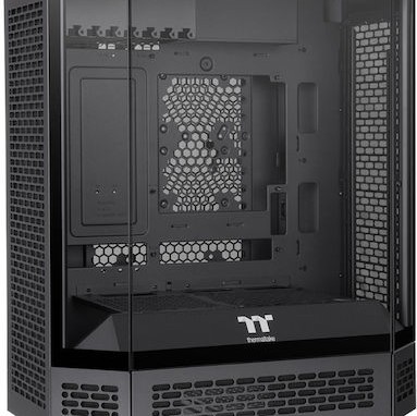 Thermaltake The Tower 600 Gaming Midi Tower Κουτί Υπολογιστή με Πλαϊνό Παράθυρο Μαύρο