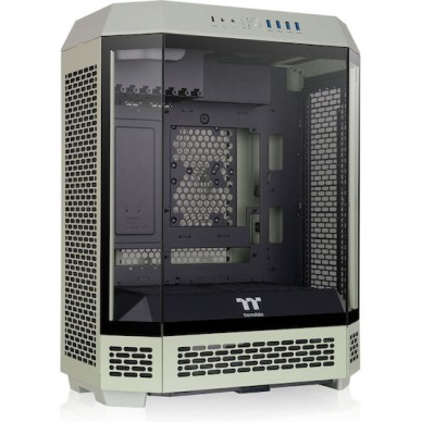 Thermaltake The Tower 600 Midi Tower Κουτί Υπολογιστή με Πλαϊνό Παράθυρο Πράσινο