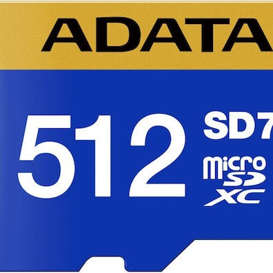Adata microSDXC 512GB Class 10 U3 UHS-II