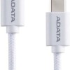 Adata USB 2.0 Cable USB-C male - USB-C 100W Λευκό 1m (CACC-100PN-WH)