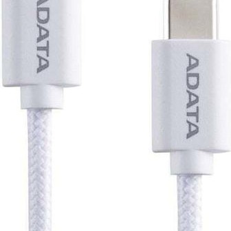 Adata USB 2.0 Cable USB-C male - USB-C 100W Λευκό 1m (CACC-100PN-WH)