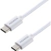 Adata USB 2.0 Cable USB-C male - USB-C 100W Λευκό 1m (CACC-100PN-WH)