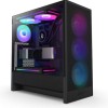 NZXT H5 (2024) Flow Midi Tower Κουτί Υπολογιστή με Πλαϊνό Παράθυρο και RGB Φωτισμό Μαύρο