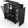 NZXT H5 (2024) Flow Midi Tower Κουτί Υπολογιστή με Πλαϊνό Παράθυρο και RGB Φωτισμό Μαύρο