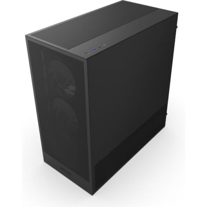 NZXT H5 (2024) Flow Midi Tower Κουτί Υπολογιστή με Πλαϊνό Παράθυρο και RGB Φωτισμό Μαύρο