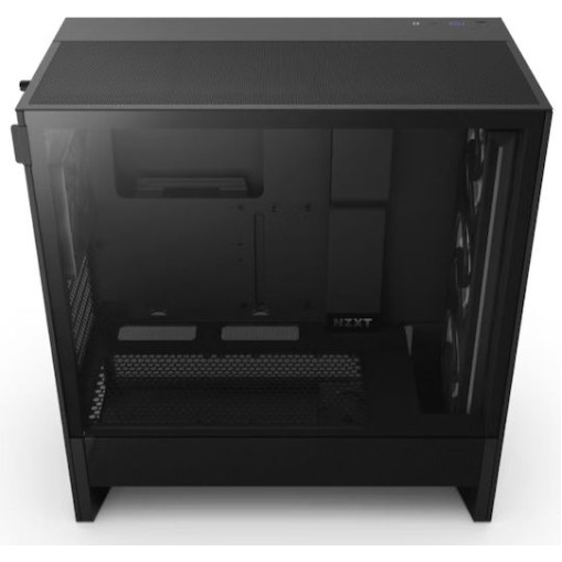 NZXT H5 (2024) Flow Midi Tower Κουτί Υπολογιστή με Πλαϊνό Παράθυρο και RGB Φωτισμό Μαύρο