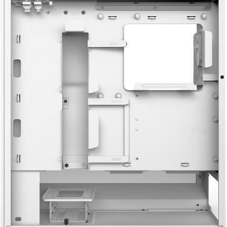 NZXT H5 Flow RGB Midi Tower Κουτί Υπολογιστή Λευκό