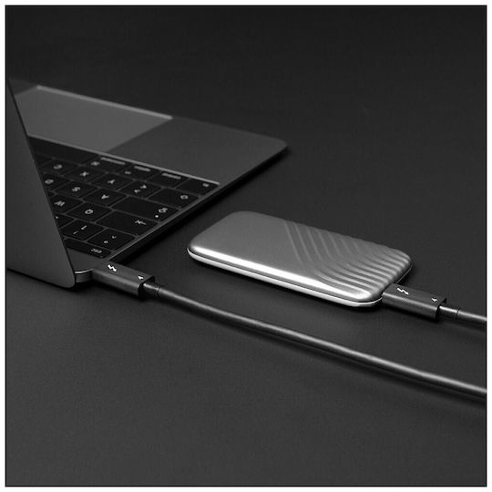 Lindy Thunderbolt 4 Cable 100W Μαύρο 2m (31121)