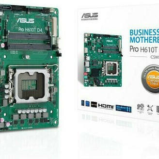 Asus Pro H610M-C-CSM Motherboard Micro ATX με Intel 1700 Socket 90MB1AT0-M0EAYC
