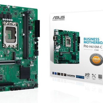 Asus Pro H610M-C-CSM Motherboard Micro ATX με Intel 1700 Socket 90MB1AT0-M0EAYC