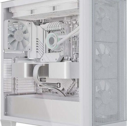 APNX C1-R-WT-v3 Gaming Midi Tower Κουτί Υπολογιστή με Πλαϊνό Παράθυρο Λευκό