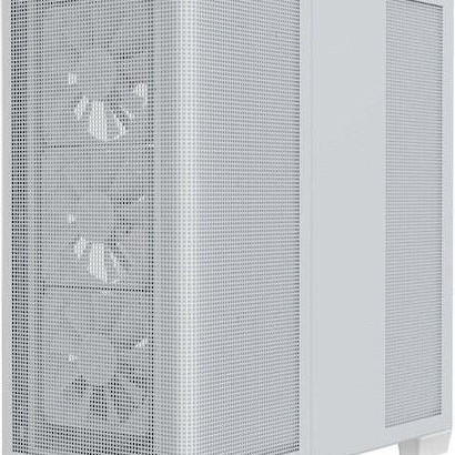 APNX C1-R-WT-v3 Gaming Midi Tower Κουτί Υπολογιστή με Πλαϊνό Παράθυρο Λευκό