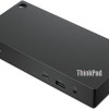 Lenovo ThinkPad Universal USB-C Docking Station με HDMI/DisplayPort 4K Ethernet και συνδεση 3 Οθονών Μαύρο