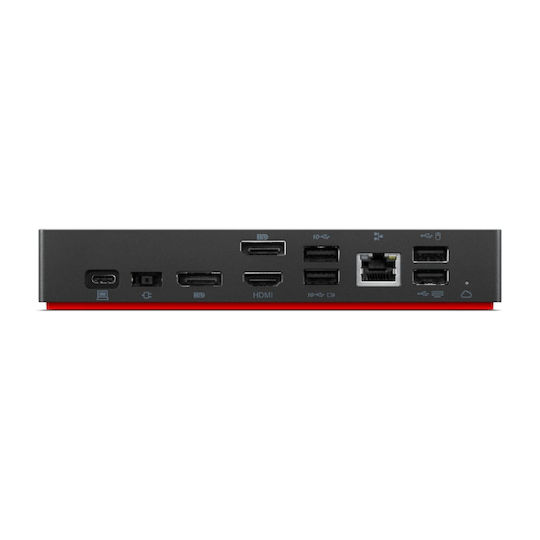 Lenovo ThinkPad Universal USB-C Docking Station με HDMI/DisplayPort 4K Ethernet και συνδεση 3 Οθονών Μαύρο