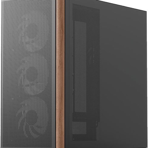 Aerocool D301A V2 Gaming Mini Tower Κουτί Υπολογιστή με Πλαϊνό Παράθυρο και RGB Φωτισμό Μαύρο