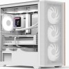Aerocool D301A V2 Gaming Mini Tower Κουτί Υπολογιστή με Πλαϊνό Παράθυρο και RGB Φωτισμό Λευκό