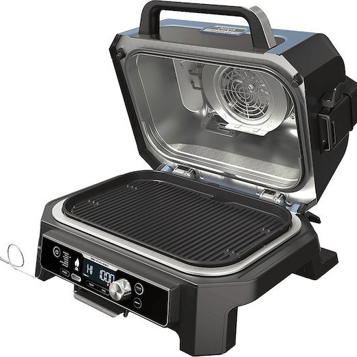 Ninja Επιτραπέζια Ηλεκτρική Ψησταριά Αυλακωτής Πλάκας 1700W με Καπάκι και Ρυθμιζόμενο Θερμοστάστη