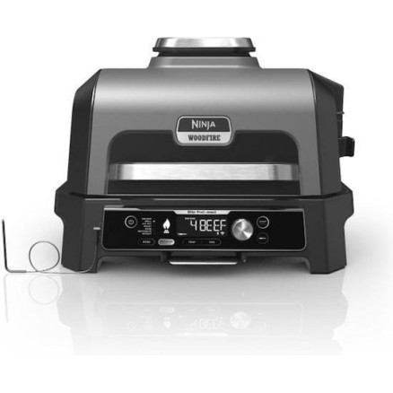 Ninja Επιτραπέζια Ηλεκτρική Ψησταριά Αυλακωτής Πλάκας 1700W με Καπάκι και Ρυθμιζόμενο Θερμοστάστη