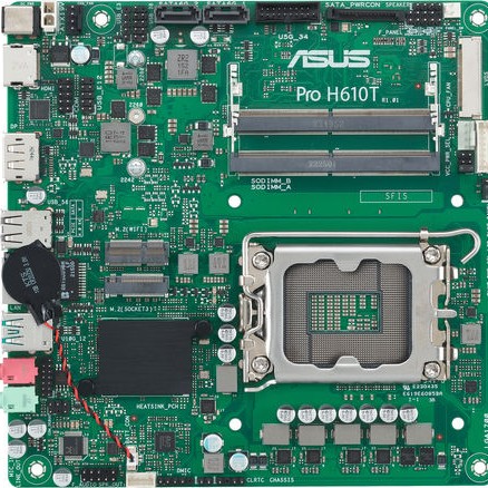 Asus Pro H610T-CSM Motherboard Mini ITX με Intel 1700 Socket