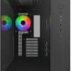 Montech King 65 Pro Gaming Midi Tower Κουτί Υπολογιστή με Πλαϊνό Παράθυρο και RGB Φωτισμό Μαύρο