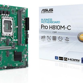 Asus Pro H810M-C-CSM Motherboard Micro ATX με Intel 1851 Socket