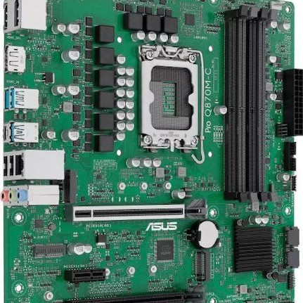 Asus Pro Q870M-C-CSM Motherboard Micro ATX με Intel 1851 Socket 90MB1KEP-M0EAYC