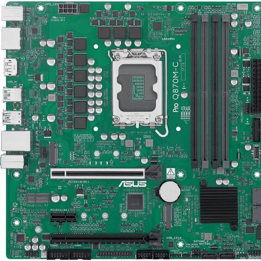 Asus Pro Q870M-C-CSM Motherboard Micro ATX με Intel 1851 Socket 90MB1KEP-M0EAYC