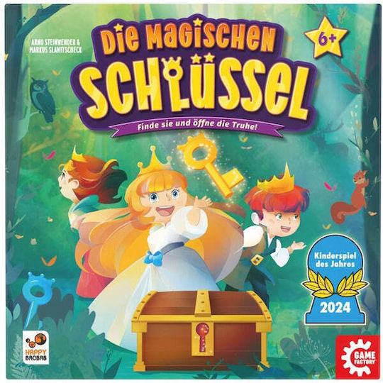 Επιτραπέζιο Παιχνίδι Gamefactory Die Magischen Schlüssel Kinderspiel Des Jahres 2024 για 2-4 Παίκτες 6+ Ετών (GER)