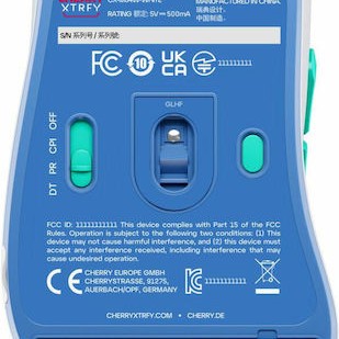 Cherry XTRFY M64 Ασύρματο Gaming Ποντίκι Λευκό