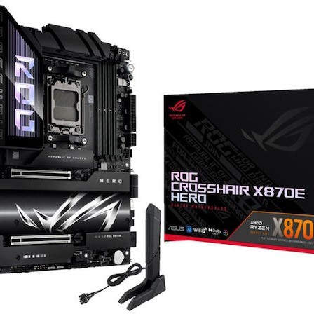 Asus ROG CROSSHAIR X870E HERO Wi-Fi Motherboard ATX με AMD AM5 Socket 90MB1IE0-M0EAY0