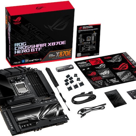 Asus ROG Crosshair X870E Hero BTF Wi-Fi Motherboard ATX με AMD AM5 Socket 90MB1MX0-M0EAY0