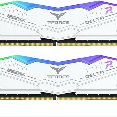 TeamGroup Delta RGB DDR5 32GB RAM με 2x16GB Modules και Ταχύτητα 6400 για Desktop