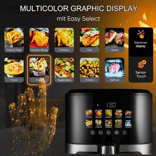 Profi Cook Air Fryer 6.5lt Μαύρο