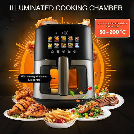 Profi Cook Air Fryer 6.5lt Μαύρο