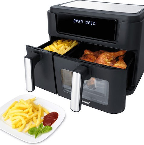 Steba Hf 9500 Duo Air Fryer με Διπλό Αποσπώμενο Κάδο 9.5lt Μαύρο