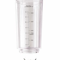 Ninja Blast Μπλέντερ για Smoothies 0.53lt Λευκό