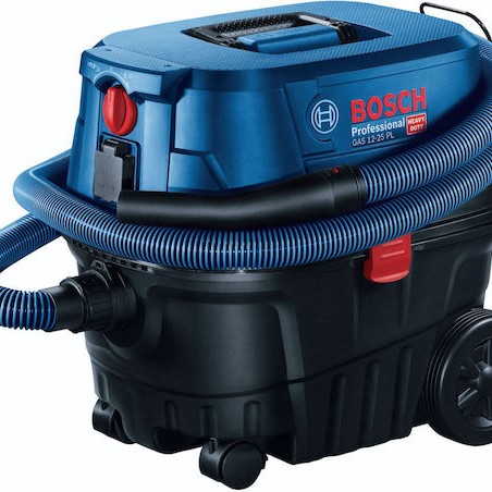 Bosch Gas 12-25 Pl Professional Σκούπα Υγρών / Στερεών 1250W με Πλαστικό Κάδο 25lt